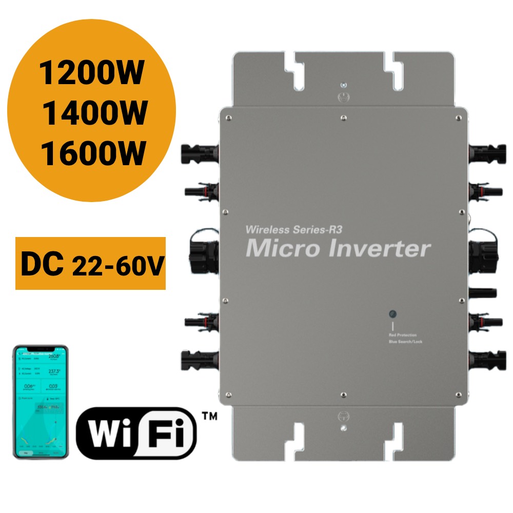 Micro Inverter 1400W Solar Grid Tie - Grade Tie Watt Micro Inversor Solar