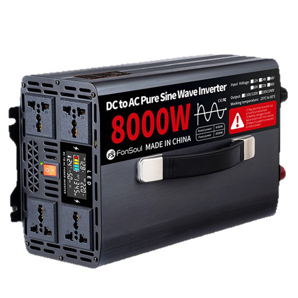 Inversor Portátil de Onda Seno - Pure Sine Wave Inverter 5000W 48V 220V avaliação e preço